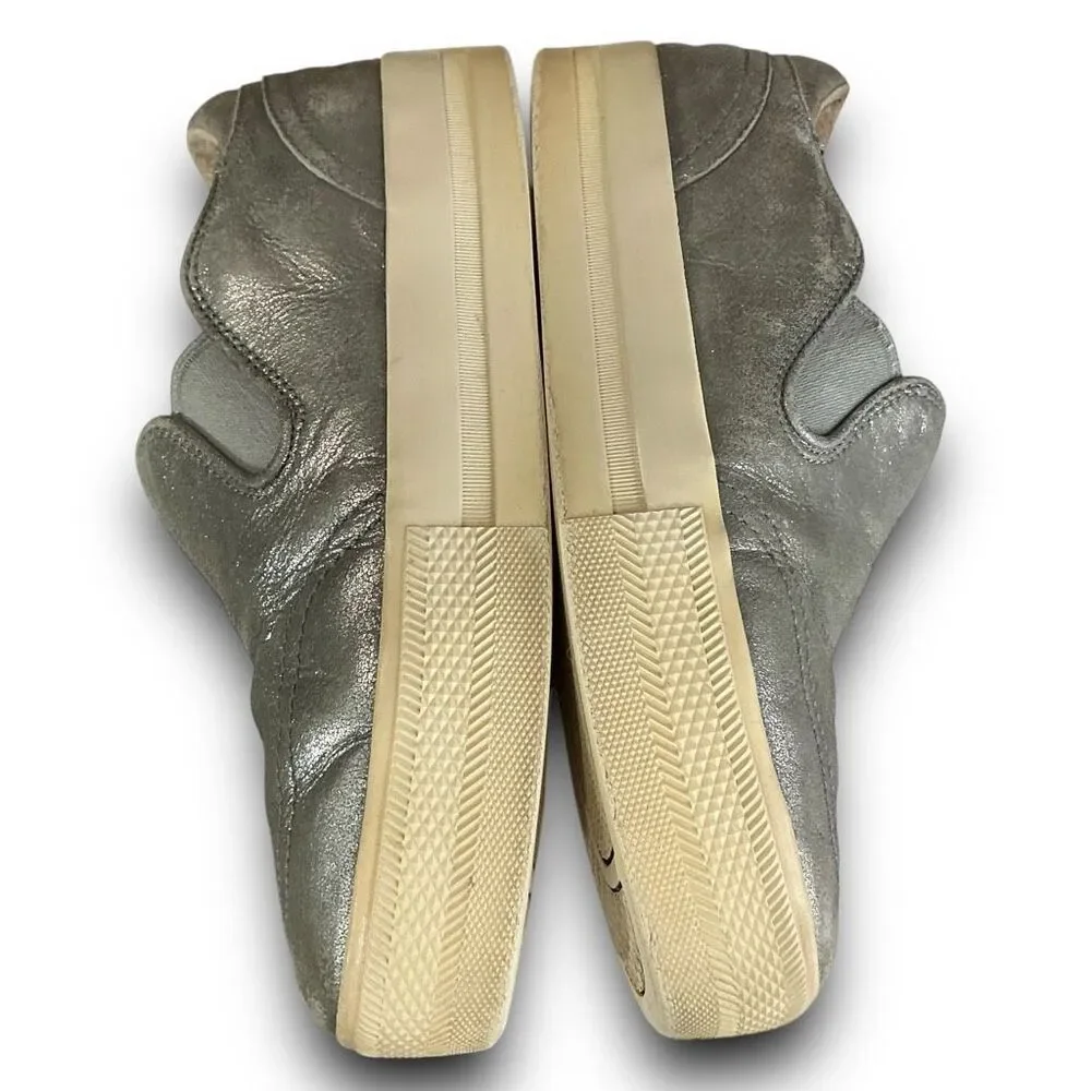 Ash Silver Suede Jungle Loafers Sneakers
